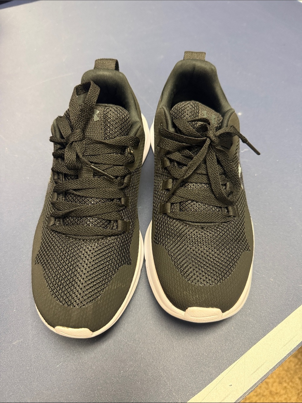 Under Armour Black and White Women's Athletic Sneakers